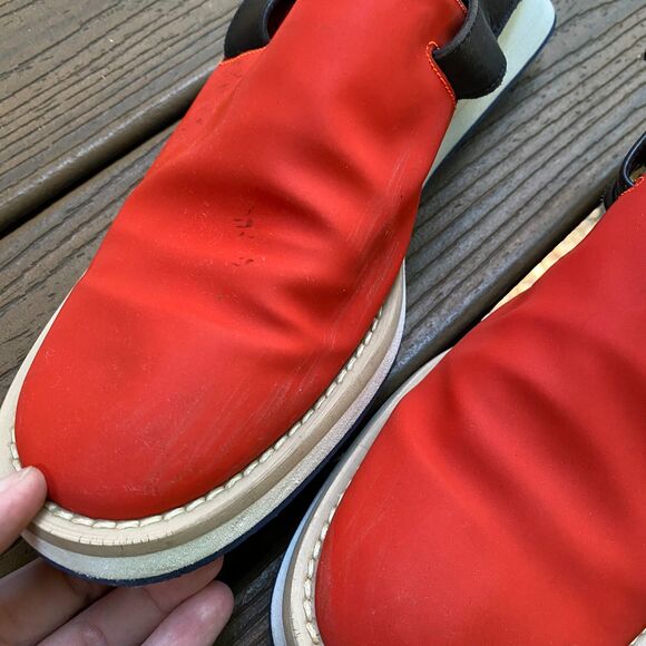 Marithe Francois Girbaud Sling Back Mule‎ Shoe Women's EU 39 Color Red - Picture 2 of 8